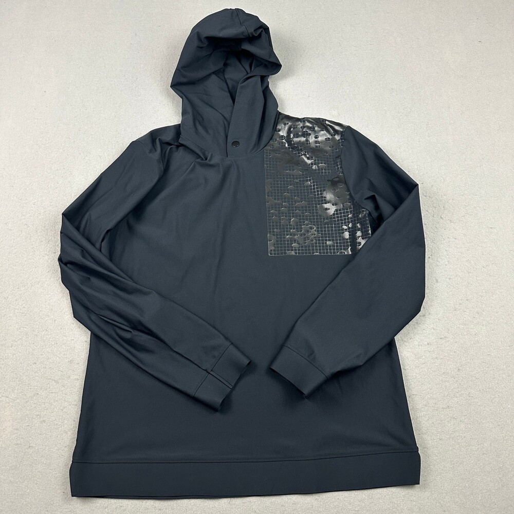 Under Armour Hoodie Men Large Black Curry Stealth 2.0 Performance Pullover L